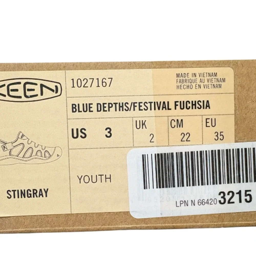Keen kids size